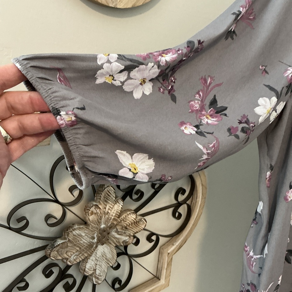 TORRID Women's 2 Lavender Floral Boho Cottagecore - Picture 3 of 12